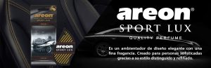 Aromatizantes Areon Sport Lux - Es un ambientador de diseño elegante con una fina fragancia. creando para personas sofisticadas gracias a su estilo distinguido y refinado.