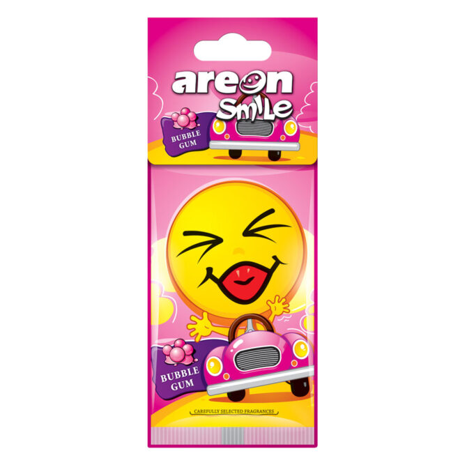 Aromatizante Areon Smile Dry Bubble Gum - Chicle